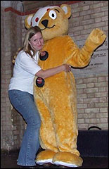 Alison Acton with Pudsey