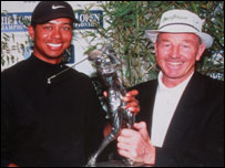 Tiger Woods and Tommy Horton 