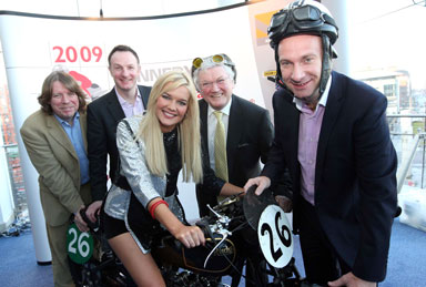 BBC NI team at the Jan 09 Waterfront NW200 launch