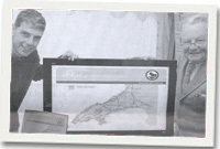 Yr Arglwydd Dafydd Elis Tomos (dde) a Bleddyn Prys Jones (llun; Dewi Wyn)