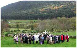 Turning the first sode on the building site
