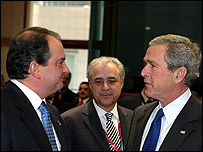 Kostas Karamanlis ve George Bush