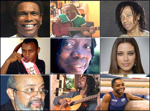 Colagem com osa participantes do projeto