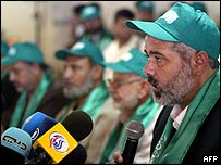 اسماعيل هانيه از رهبران جنبش حماس