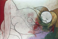 Marie-Therese Walter Sleeping Nude with Blonde Hair, 1932 oil on canvas © photo courtesy the owner / Succession Picasso / DACS 2009