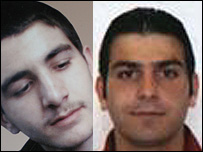 بهنود شجاعی (راست) و سعید جزی