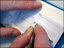 Cheque book