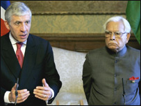 जैक स्ट्रॉ और नटवर सिंह