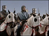 People dressed as Crusaders