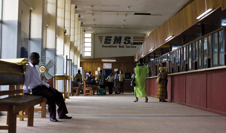Inside Monrovia Post Office