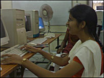 یک دانشجوی هندی