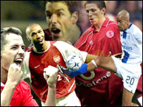 Destaques do Campeonato Inglês: Owen, Henry, Van Nistelrooy, Juninho e Verón