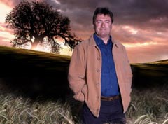 Alan Titchmarsh with standing stones