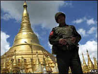 Canh gác tại Rangoon