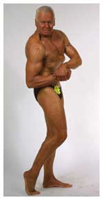 Alan Brown, 2nd in the Mr Hercules 2001 competition