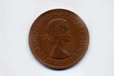 old penny coin