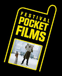 Cartaz do Festival Pocket Films, realizado em Paris