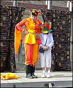 Warwick Castle jester 