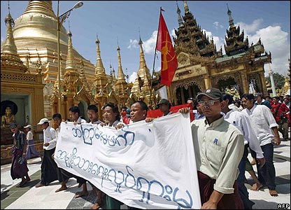 Rangun, Şvedagon Tapınağı (25/09/07)