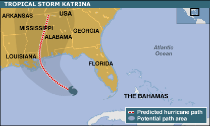 Tropická bouře Katrina