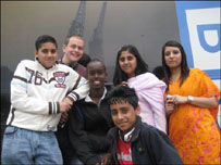 Sonia and friends at the Mela