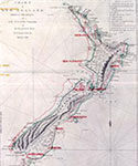 Cook's chart of New Zealand