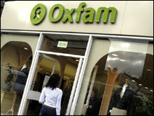 An Oxfam shop