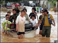 Enchente na Tailândia