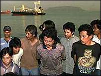 Piratas que operam nas águas da Indonésia