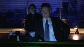 Sir Phillip Carter and Rutherford in the Corp International office