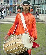 A drummer