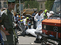 Kudüs'te buldozerin kaosa neden olduğu yer