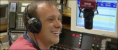 Andy Whittaker in the studio