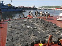 Carregamento de narcóticos apreendido no México (arquivo)