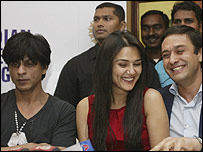 शाहरुख़ और प्रीति जिंटा