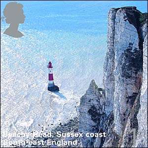 英格兰东南部的比奇角Beachy Head