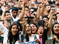 Crowd at Ealing's London Mela in 2004