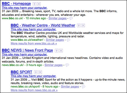 screengrab by bill thompson