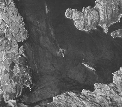 The German warships 'Bismarck' and 'Prinz Eugen'