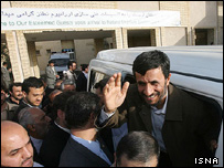 احمدی نژاد در نطنز - ایسنا