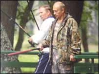 Президенти Кучма і Путін