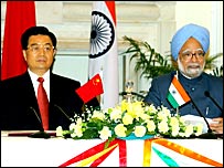 हू जिंताओ और मनमोहन सिंह