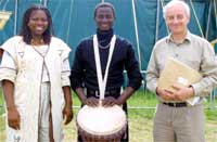 Cynrhychiolwyr ECOWAS gyda Ffred Ffransis