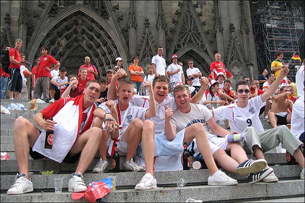 科隆的英格兰球迷