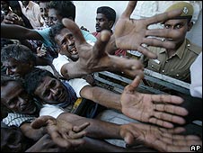 Sobrevivientes de la tragedia