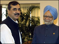 منموہن سنگھ اور یوسف رضا گیلانی