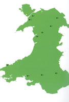 Lleoliad y mynyddoedd