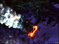 Nube de ceniza volcánica