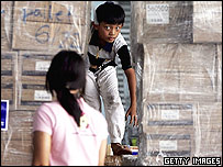 Humanitární pomoc na ostrově Nias