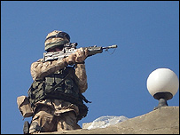 سرباز بریتانیایی در هلمند